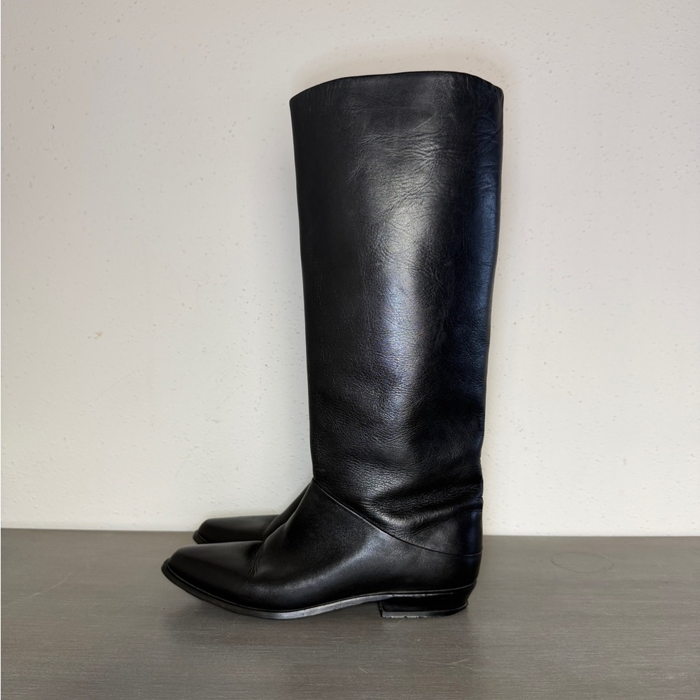 Rare vintage Olympic Sumi leather riding boots handmade in Uruguay Women’s Sz 7M - Picture 3 of 8